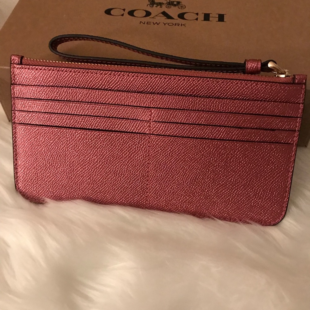 Coach Zip Top Wallet - Picture 3 of 4